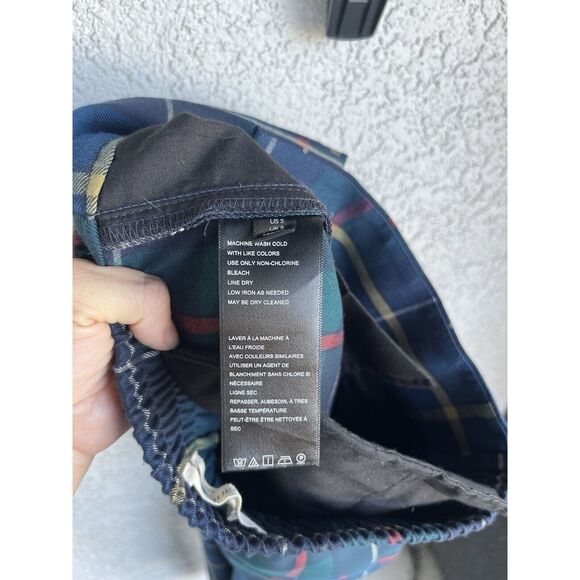 Urban Outfitters Paige Pleated Cropped Straight Leg Trouser- Small- Multicolored - Picture 9 of 10